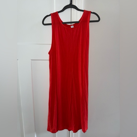 Old Navy Red Midi Dress - Picture 1 of 3